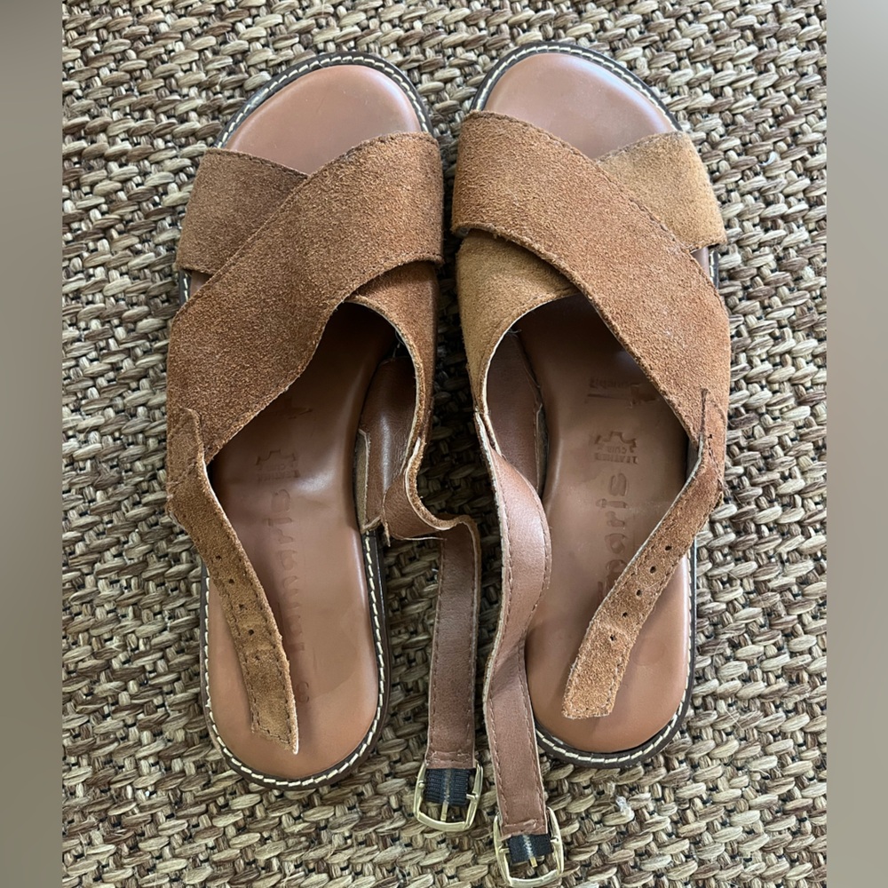 Tamaris Brown Suede Women's Sandals